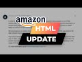 IMPORTANT Amazon HTML Product Description Update!