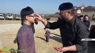 В Центарое провели обряд жертвоприношения во главе с Хож-Ахмедом Кадыровым 