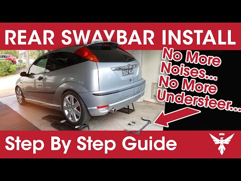 Sway Bar Replacement - Eliminating Bushing Noise, Understeer - Ford Focus Mk1