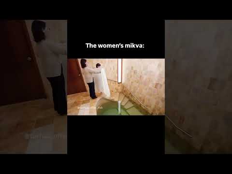 LADIES Mikva vs MENS Mikva 🔥 #mikvah #chabad #jewish #funny #lol #viral