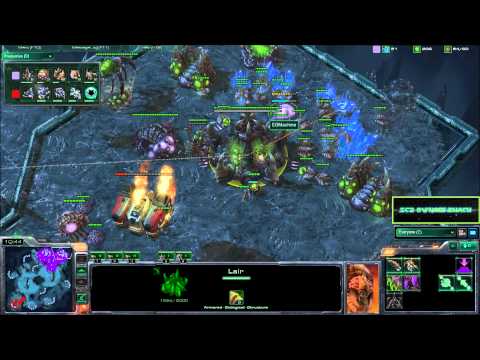 NamhciR (T) vs EGMachine (Z) - Starcraft 2 Ownage Commentary (#16)