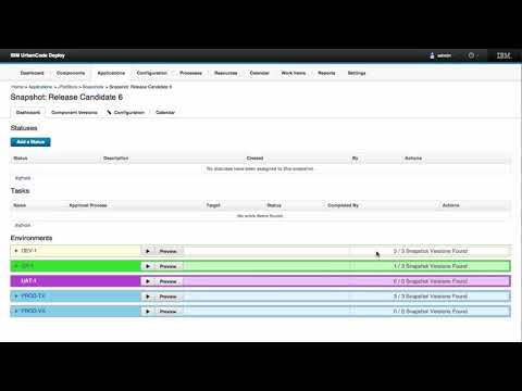 IBM UrbanCode Deploy 4 Minute Demo