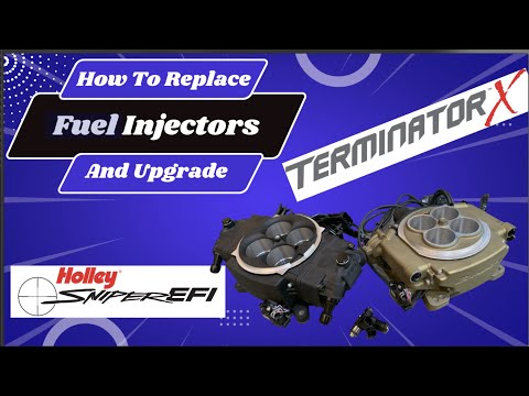 HOW TO REPLACE FUEL INJECTORS & UPGRADES | HOLLEY SNIPER/TERMINATOR X EFI