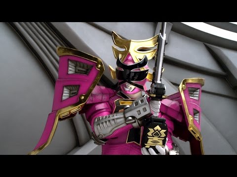 Power Rangers Super Samurai - Runaway Spike - Megazord Fight | Power Rangers Official