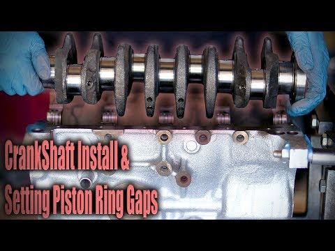 How to install a Miata Crankshaft and Main Bearings