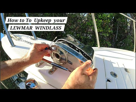 Lewmar windlass maintenance DIY , Pro Fish 700 Fishing Windlass