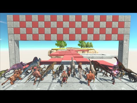 Zig Zag Death Speed Race 50 Random Units - Animal Revolt Battle Simulator