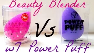 Beauty Blender Versus W7 Power Puff