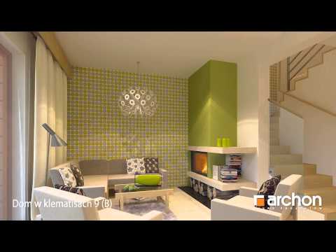 Dom w klematisach 9 (B) - Wirtualny spacer po wnętrzu, projekt ARCHON+