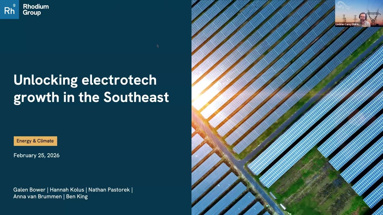 Webinar—Unlocking Electro Industrial Growth to Meet Surging Electricity Demand