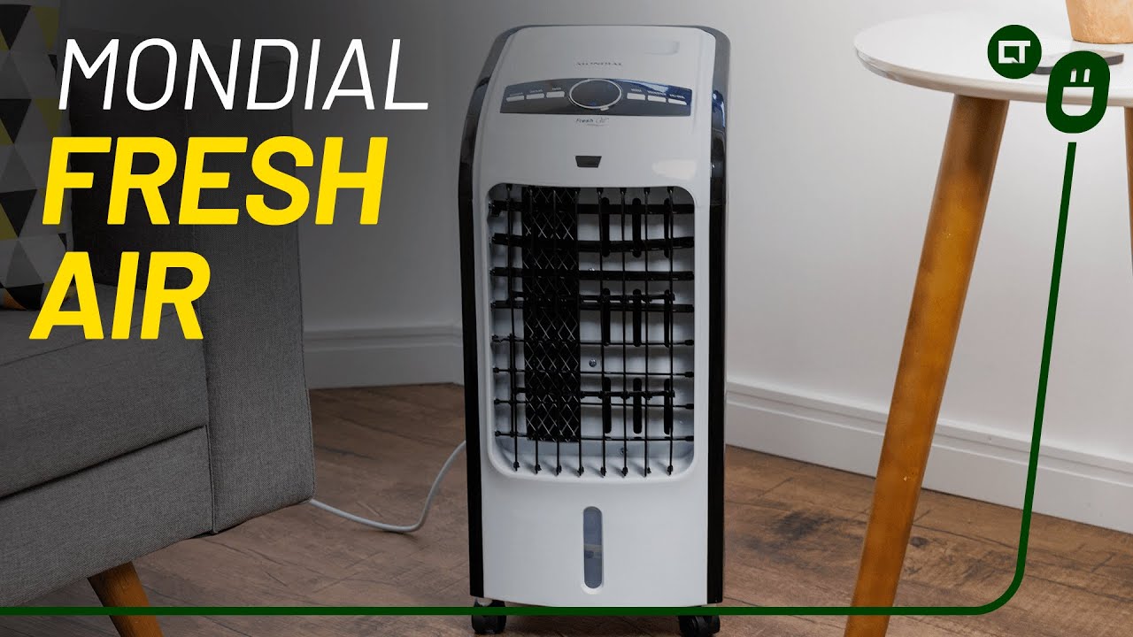 Miniatura da avaliação em vídeo de Climatizador de Ar Mondial Flash Air CL-03 80W 220V Preto