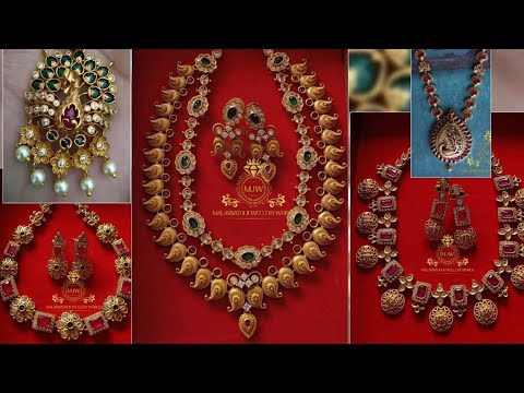 latest design jewellery collections by Malayavathi #MJW