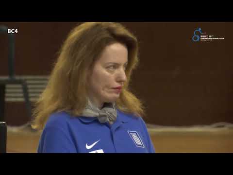 BISFed Regional Open Championships 13.04.2017. Chrysi Morfi Metzou vs. Natasa Bartol (Boccia BC4)