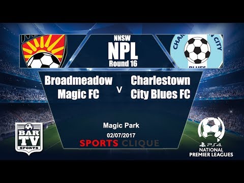 2017 Northern NSW NPL Round 16 Broadmeadow Magic FC v Charlestown City Blues