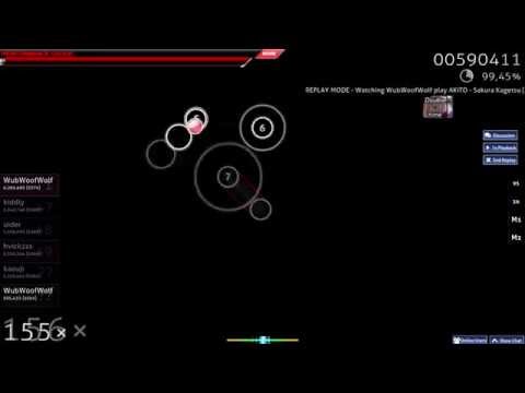 osu! AKITO - Sakura Kagetsu [Pasonia's Insane] +HR,DT played by WubWoofWolf