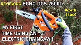 Climbing With Echo's Electric Top Handle Chainsaw! Echo DCS 2500T! Good Buy or Not