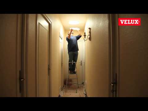comment poser un puit de lumiere velux