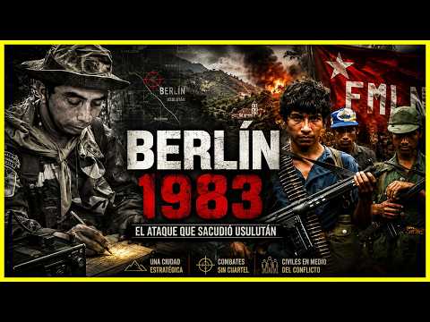 FMLN toma Berlín Usulután | Historia completa del conflicto civil de El salvador 1983