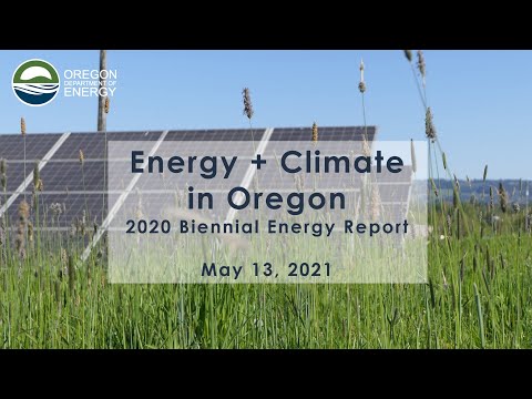 Oregon Department of Energy Webinar: Energy and Climate