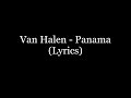 Van Halen Panama Lyrics HD