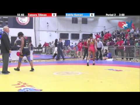 WM 55 KG - Tamara Tillman vs. Babita Kumari