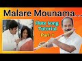 Malare Mounama...| Flute Song Tutorials for Beginners | Antony Poomkavu |