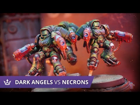Dark Angels vs Necrons - 9th edition 40k battle report