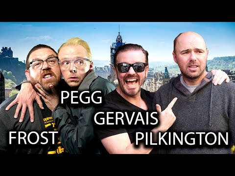 Simon Pegg, Nick Frost, Karl Pilkington, Ricky Gervais & Chris Martin - Radio Excerpts