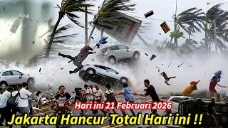 Download lagu 21/2/2026 JAKARTA HANCUR TOTAL || BADAI DAHSYAT 175KM PERJAM DIJAKARTA HARI INI-TORNADO JAKARTA 2026 mp3