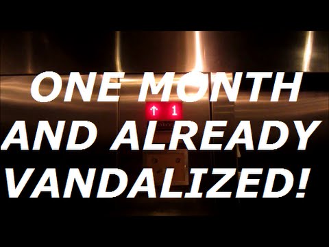 MUST WATCH: ThyssenKrupp synergy (MRL) traction elevators at 50/50 garage & Apartments "UNL"