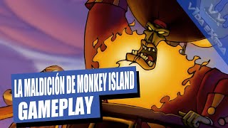 La Maldición de Monkey Island - Gameplay en Castellano ¡Escapamos con Guybrush del barco de LeChuck!