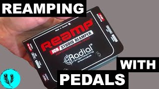 Video thumbnail for REAMPING GUITAR PEDALS | How To REAMP With A Guitar Pedalboard (w/ Radial JCR) by Yusif