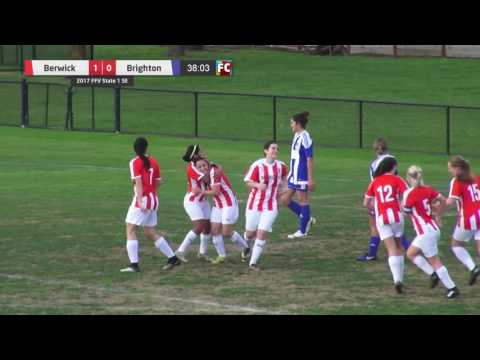 2017 FFV Women's 1 SE - Berwick City v Brighton