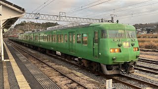 117系　柘植駅入れ替え