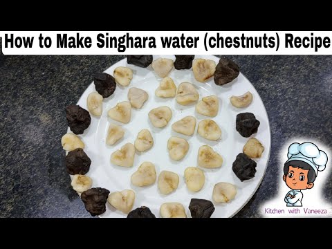 Singhara (water chestnuts) Recipe by Kitchen with Vaneeza