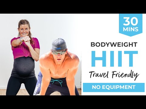 30 Minute Full Body HIIT with Weights Low Impact Pyramid