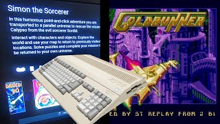 Playing first games on the A500 Mini