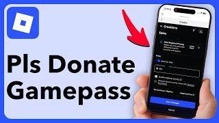 How To Make A Gamepass In Pls Donate In Roblox Mobile