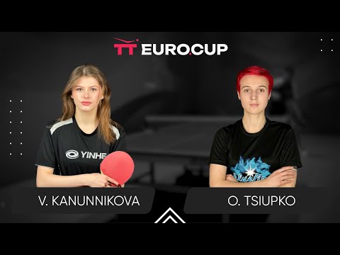 15:30 Vasylysa Kanunnikova  - Oleksandra Tsiupko 31.08.2024 TT Euro.Cup Women Ukraine Star. TABLE 4