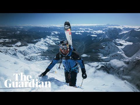 Polish skier becomes first person to climb Everest and ski down without extra oxygen