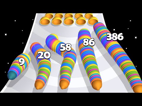 SLUGGY RUN: Level Up Sluggy Colors - ASMR Gameplay (Max Level)