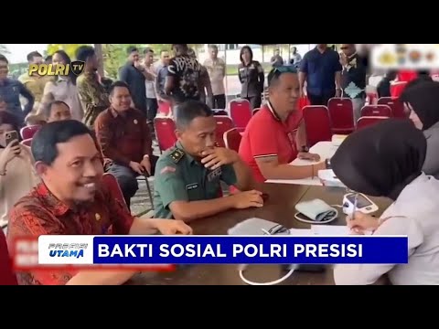 POLRES BULUNGAN KALIMANTAN UTARA GELAR BAKTI SOSIAL POLRI PRESISI SERENTAK