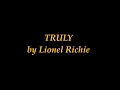 TRULY - Lionel Richie