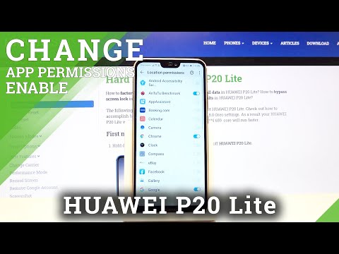 How to Manage Apps Permissions in HUAWEI P20 Lite – Change Apps Permissions