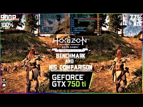 Horizon Zero Dawn 1.10 on GTX 750 Ti | Native Resolution vs NIS 77% Comparison | i5 4460 | 16GB RAM