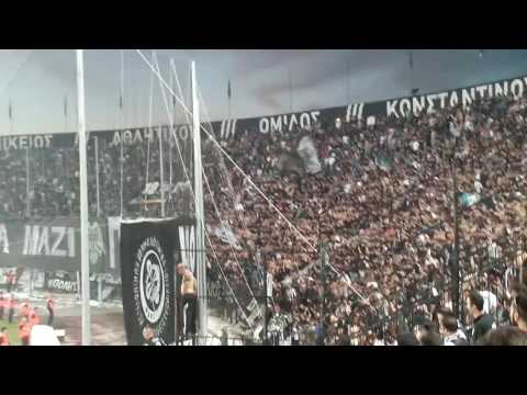 PAOK-panathinaikos 1-1 amazing atmosphere