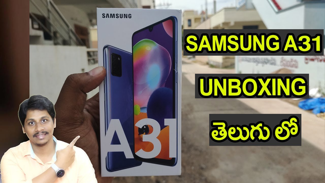 Samsung Galaxy A31 Unboxing Telugu