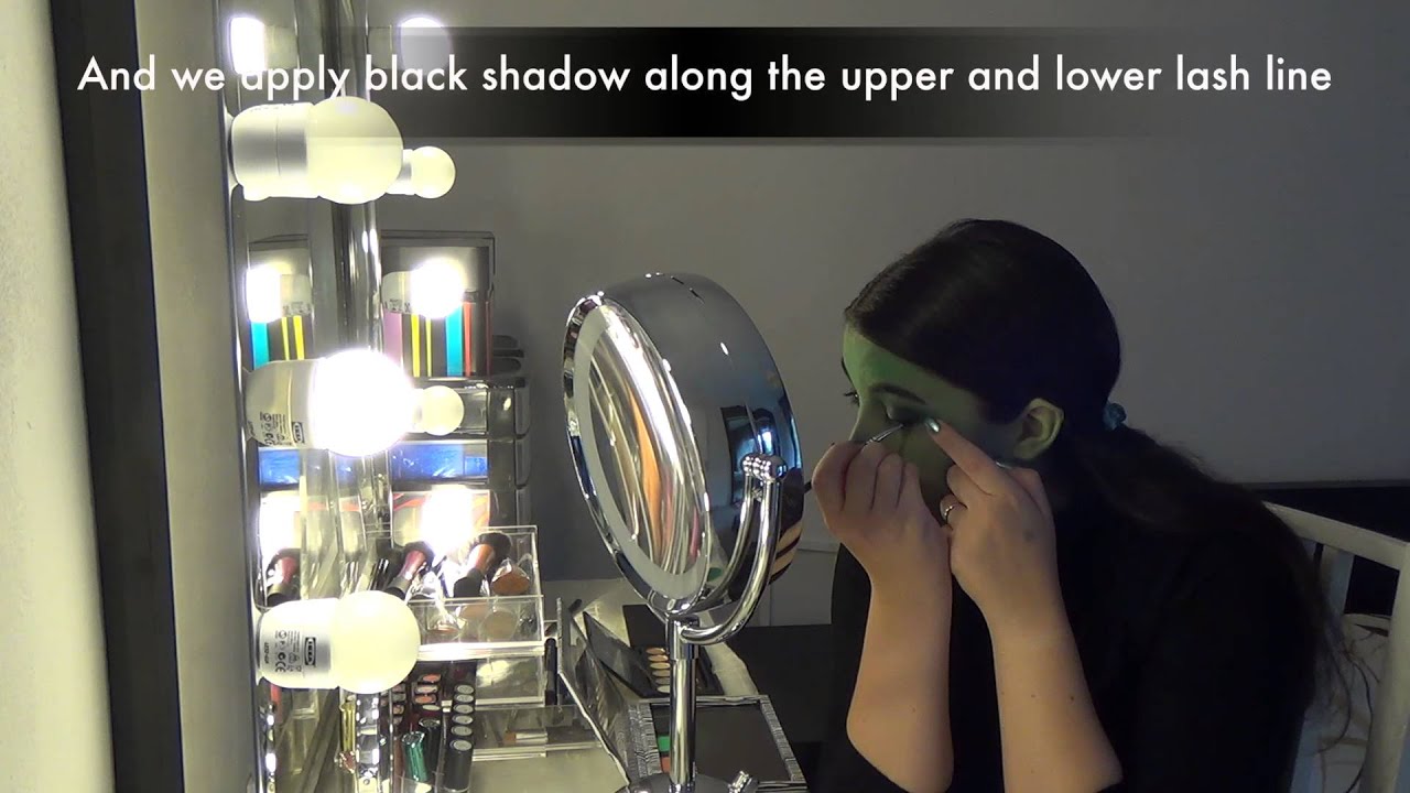 Wicked Elphaba makeup tutorial - Halloween makeup tutorial - ThaisMusic