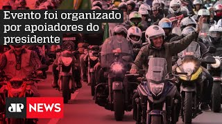 Em Sorocaba, no interior de SP, Bolsonaro participa de motociata com Tarcísio