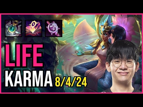 LIFE - KARMA vs GUMAYUSI - SENNA Support - KR Challenger - Patch 11.6